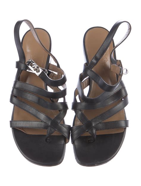 hermes marine sandals